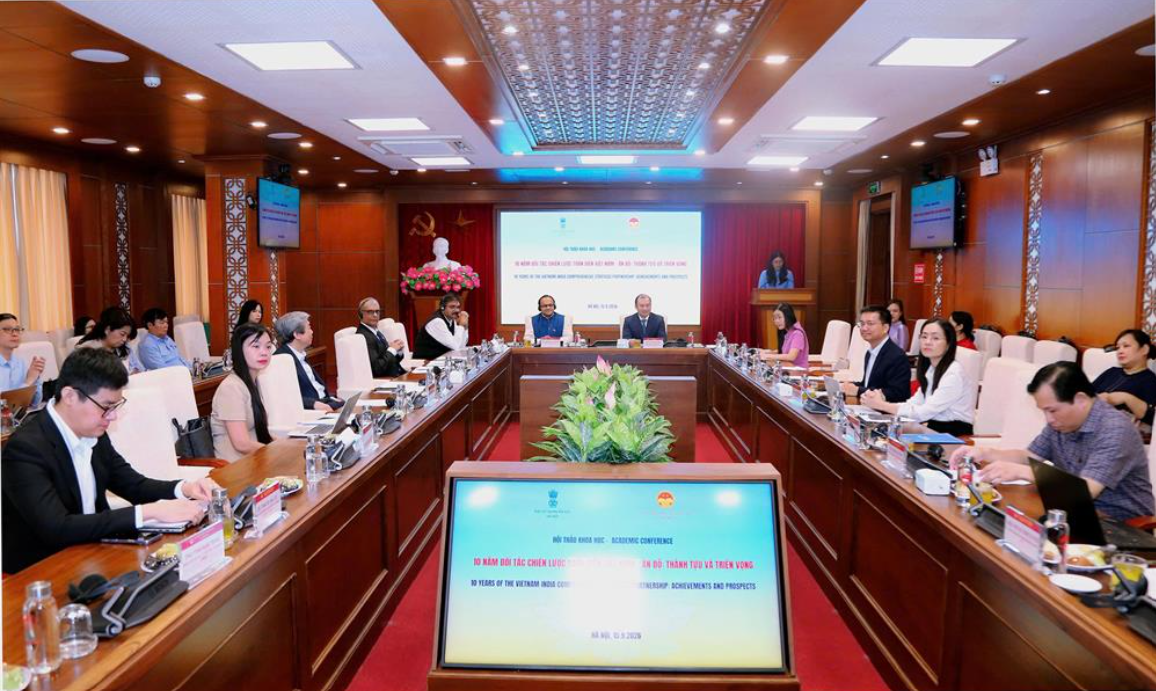 Khai mạc Hội thảo khoa học “10 năm Đối tác chiến lược toàn diện Việt Nam - Ấn Độ: Thành tựu và triển vọng”